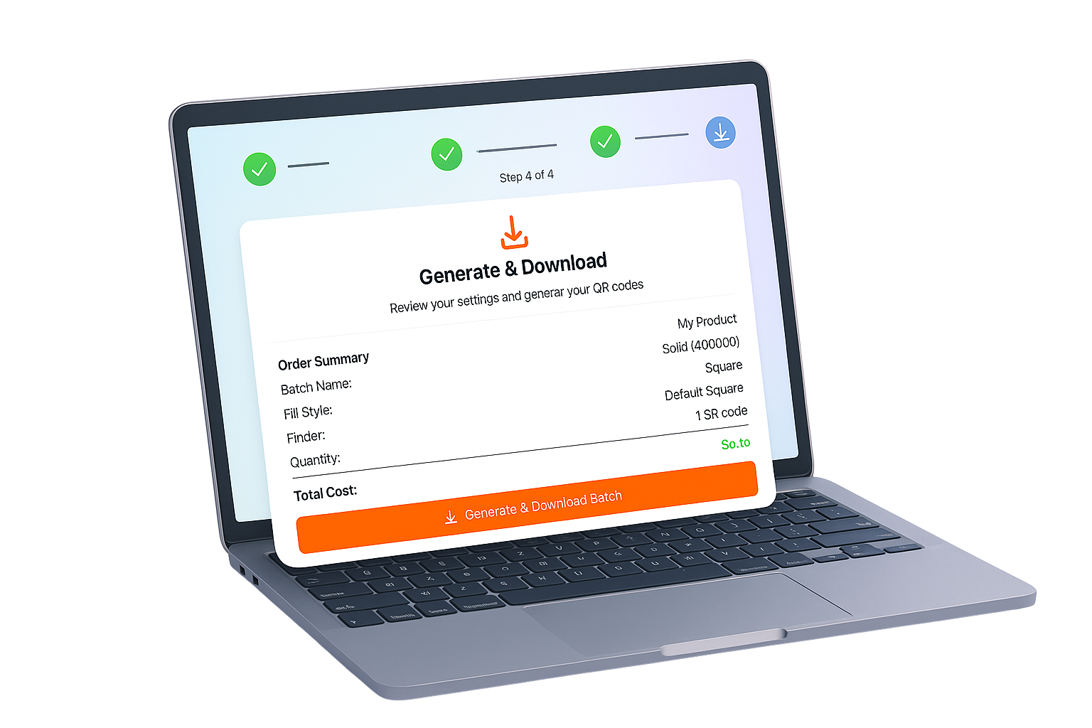 Generate & Download QR Codes